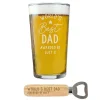 Personalised World's Best Pint Glass & Bottle Opener>Temptation Gifts Best
