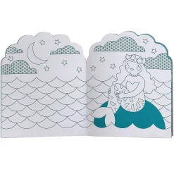 Colouring Book With Mermaid Stickers>Petit Collage Outlet