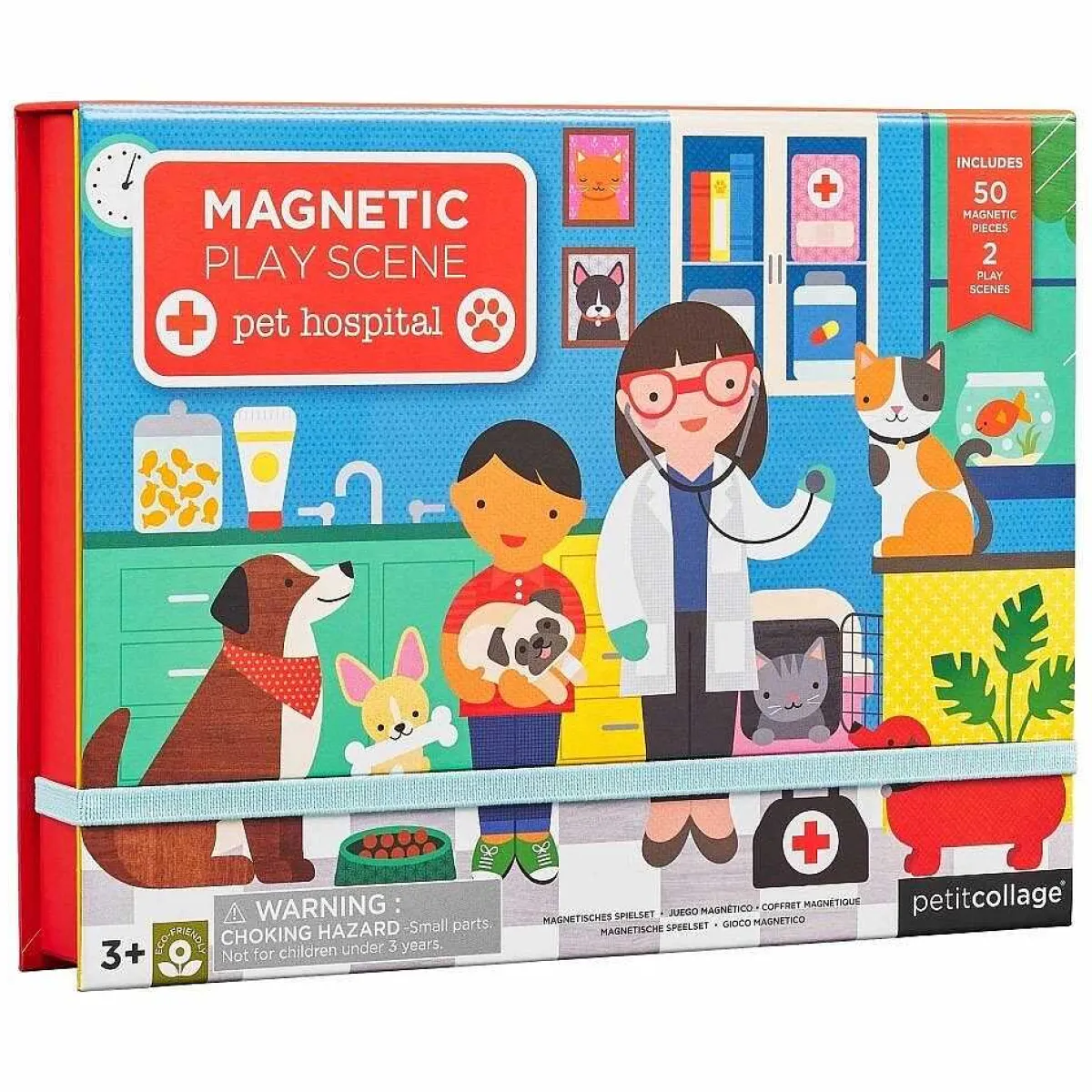 Magnetic Play Scene Pet Hospital>Petit Collage New