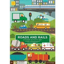 Sticker Activity Set Road And Rails>Petit Collage Best