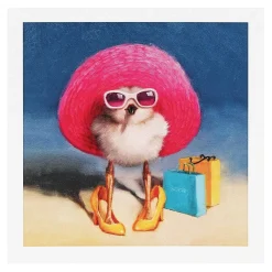 Chick Dressed In Hat Greetings Card>Pigment Online