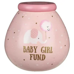 Little Elephant Baby Girl Fund Money Pot>Pot of Dreams Fashion