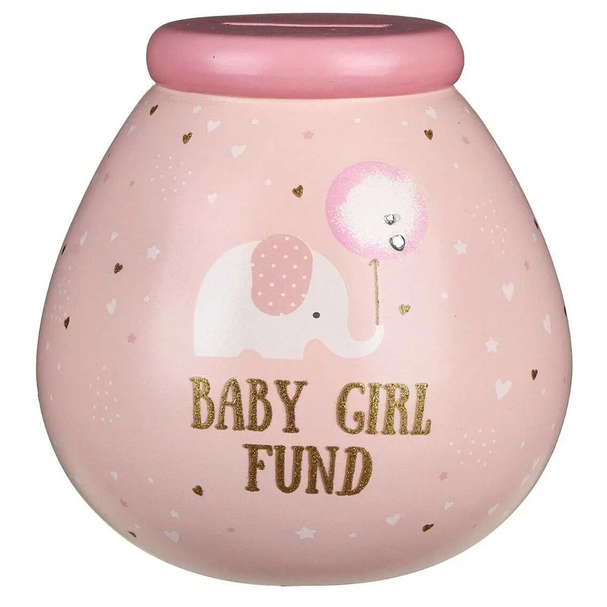 Little Elephant Baby Girl Fund Money Pot>Pot of Dreams Fashion
