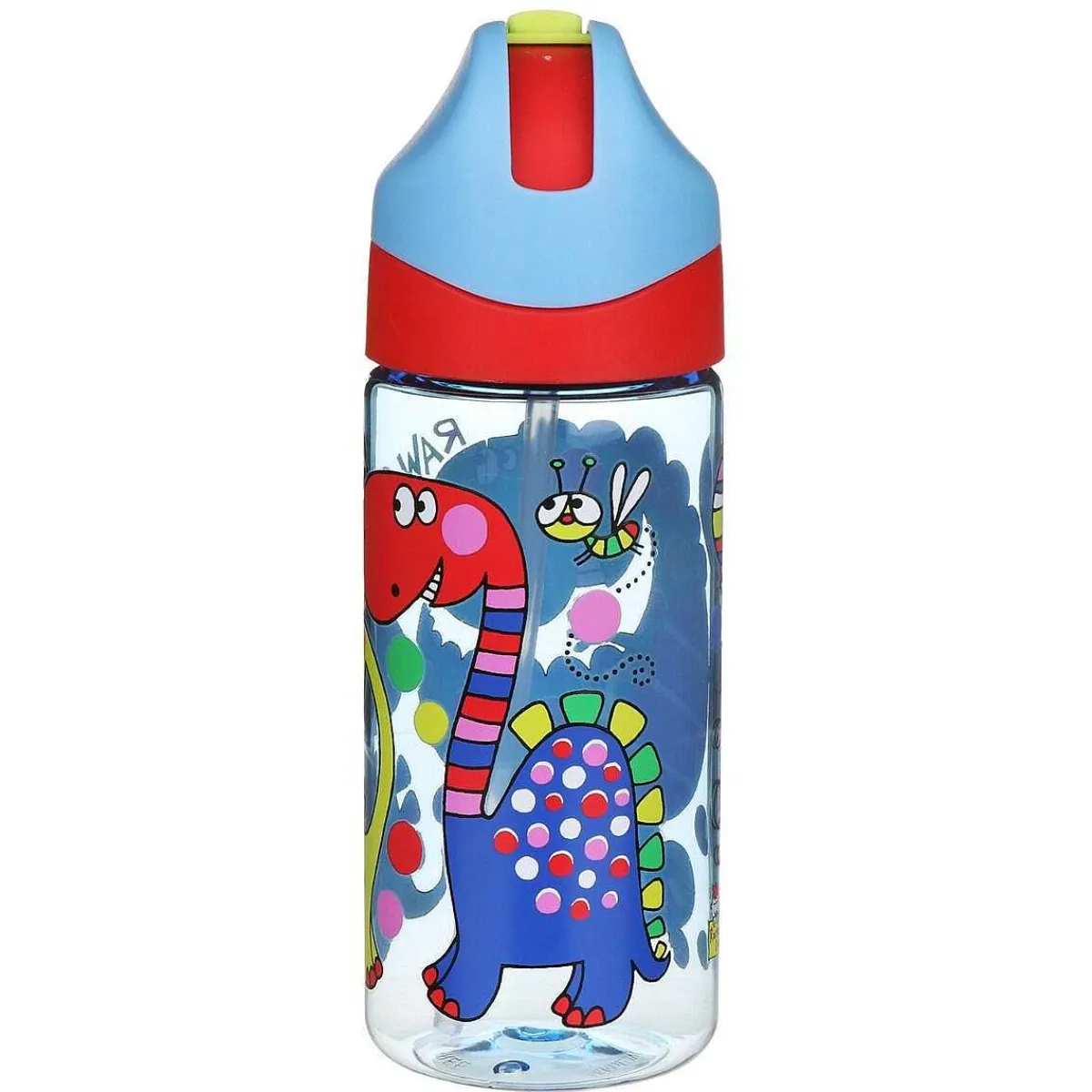 Dinosaurs Drink Bottle With Straw>Rachel Ellen Cheap