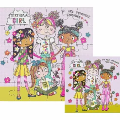 Girl Power Birthday Girl Jigsaw Puzzle With Mini Birthday Card>Rachel Ellen Hot