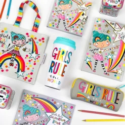 Girls Rule The World Pencil Case><noscript><img width=