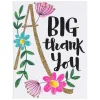 Set Of 5 'Flowers' Thank You Notecards>Rachel Ellen Store