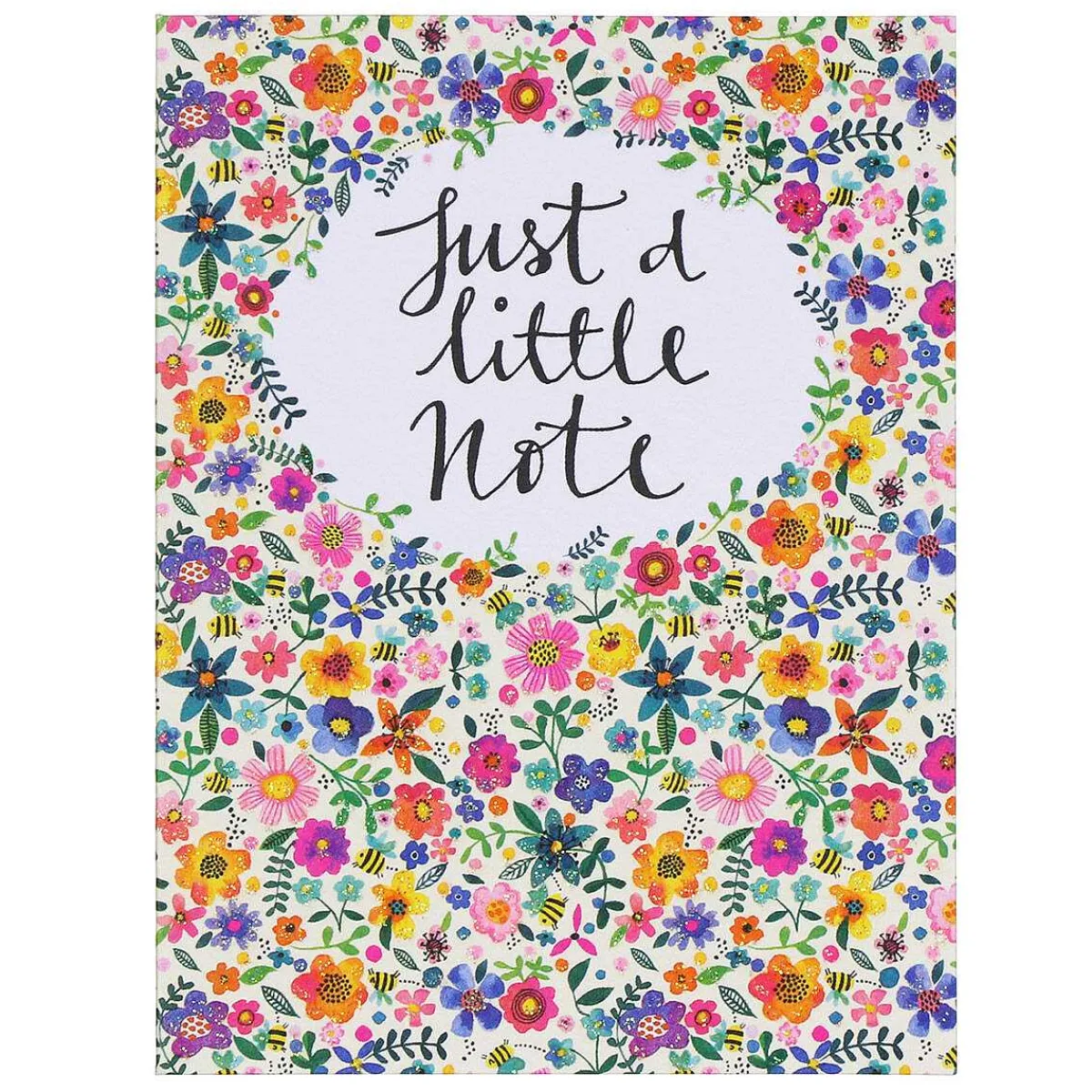 Set Of 5 'Yellow Floral' Notecards>Rachel Ellen Hot