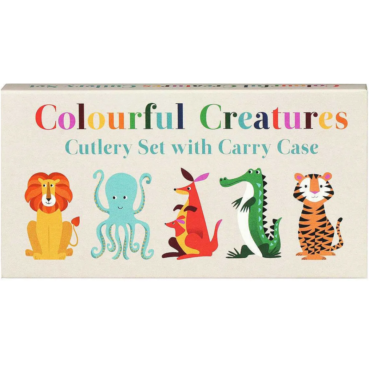 Colourful Creatures Cutlery Set With Carry Case>Rex London Hot