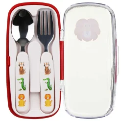 Colourful Creatures Cutlery Set With Carry Case><noscript><img width=