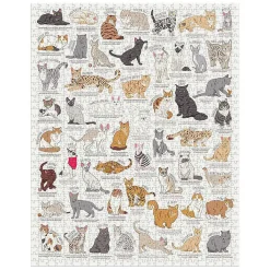 Ridley's Cat Lover's 1000 Pieces Jigsaw Puzzle>Ridley's Hot
