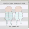 Beautiful Twins Good Luck Baby Card>Rosie Made A Thing Store