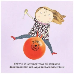 'Disregard' Birthday Card>Rosie Made A Thing Cheap