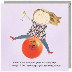 'Disregard' Birthday Card>Rosie Made A Thing Cheap