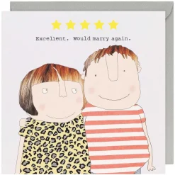 Five Star Marriage Greetings Card>Rosie Made A Thing Sale
