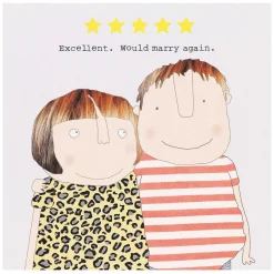 Five Star Marriage Greetings Card>Rosie Made A Thing Sale