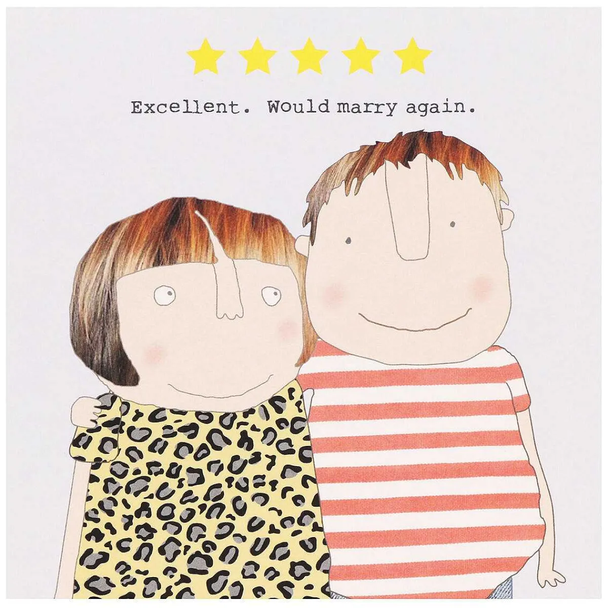 Five Star Marriage Greetings Card>Rosie Made A Thing Sale