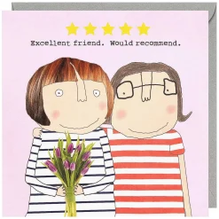 Five Star Friend Greetings Card>Rosie Made A Thing Outlet