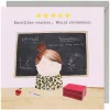 'Five Star Teacher' Woman's Teacher Card>Rosie Made A Thing Best