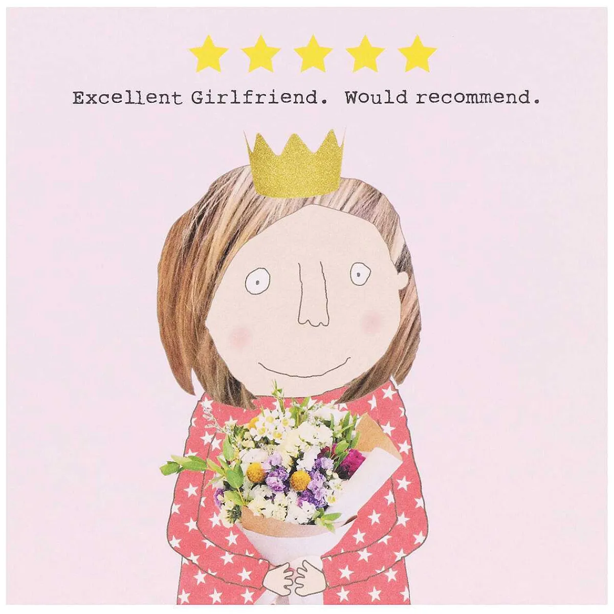 Five Star Girlfriend Greetings Card>Rosie Made A Thing Cheap