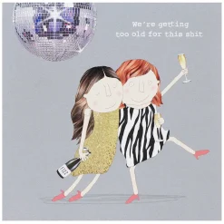 Getting Old Greetings Card>Rosie Made A Thing Outlet