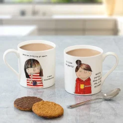 Here We F**King Go Again. I Mean Good Morning. Mug><noscript><img width=