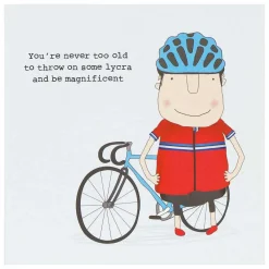 Lycra Greetings Card>Rosie Made A Thing Best