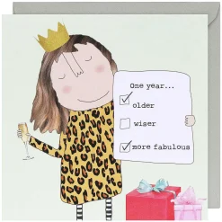 One Year... Birthday Card>Rosie Made A Thing Store