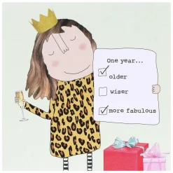 One Year... Birthday Card>Rosie Made A Thing Store