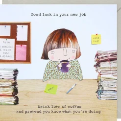'Pretend You Know' Woman's New Job Card>Rosie Made A Thing Sale