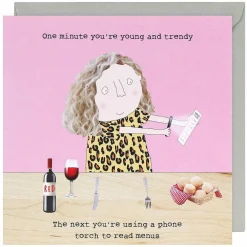Read Menus Greetings Card>Rosie Made A Thing Shop
