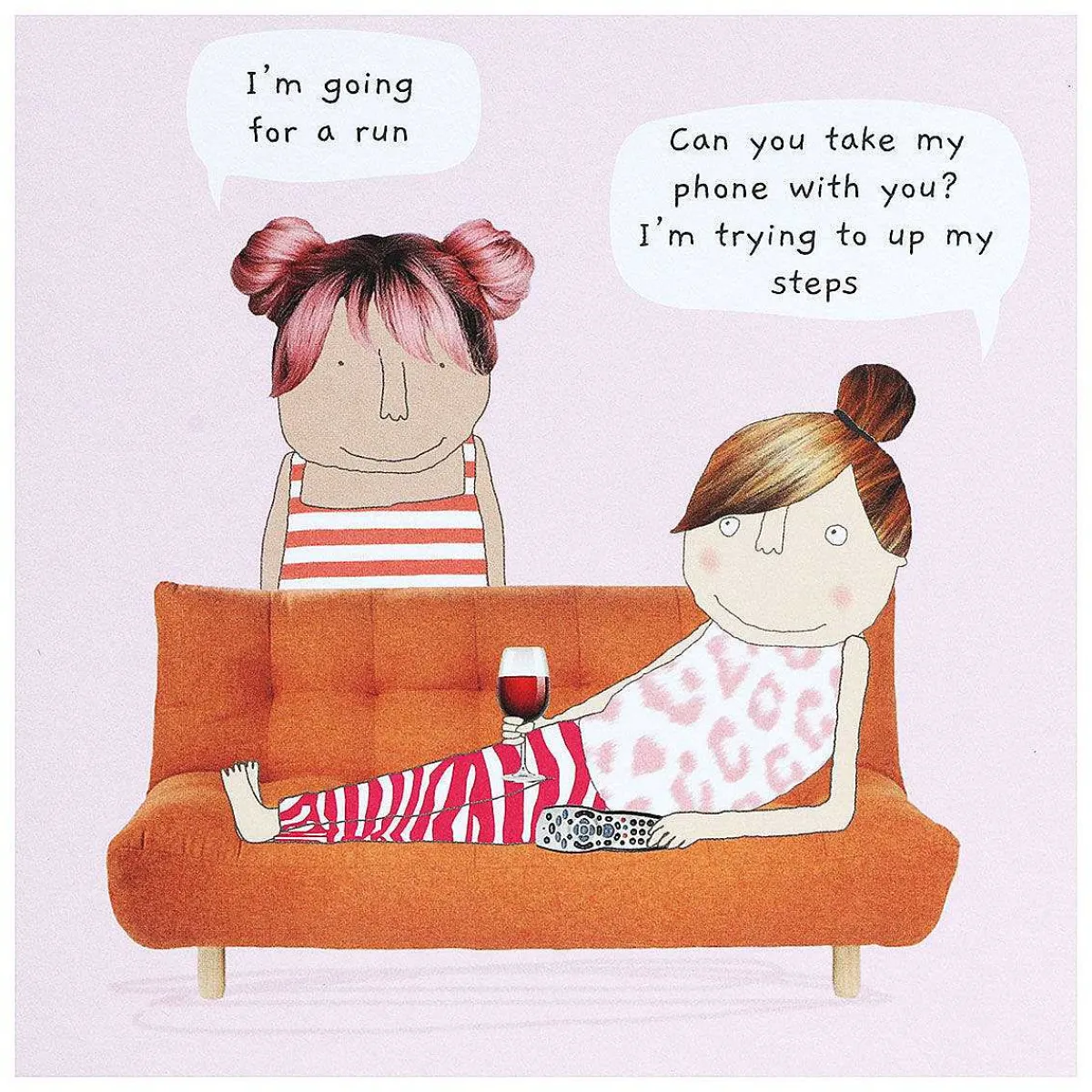 Steps Greetings Card>Rosie Made A Thing Store