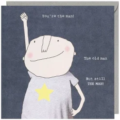 The Man Greetings Card>Rosie Made A Thing Store