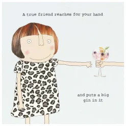 True Friend Greetings Card>Rosie Made A Thing New