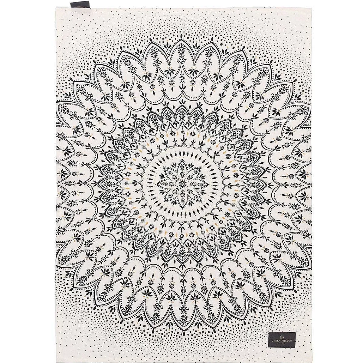 Artisanne Noir Tea Towel>Sara Miller Sale