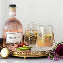 Chelsea Gold Set Of Two Tumbler Glasses>Sara Miller Discount