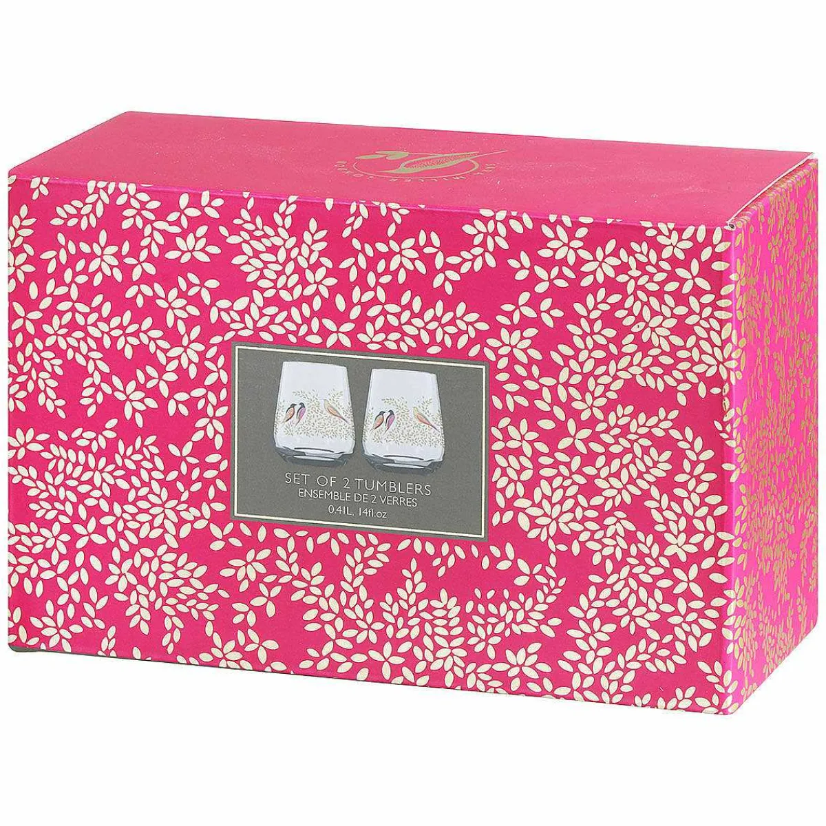 Chelsea Gold Set Of Two Tumbler Glasses>Sara Miller Discount