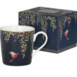 Chelsea Navy Boxed Mug>Sara Miller Sale