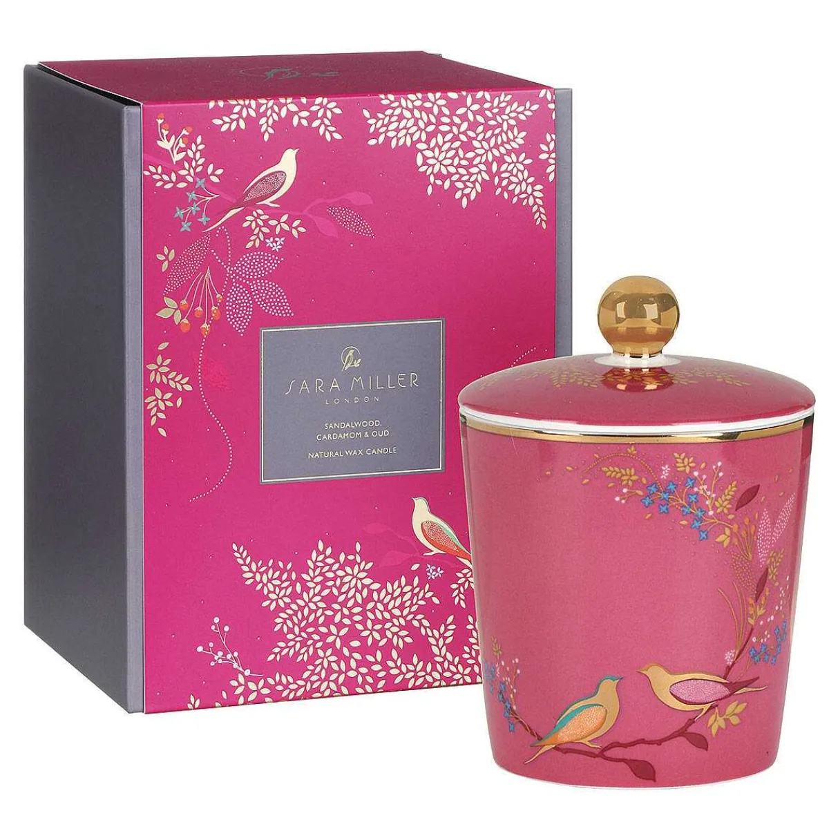 Chelsea Pink Sandalwood, Cardamom And Oud 260G Candle>Sara Miller Cheap