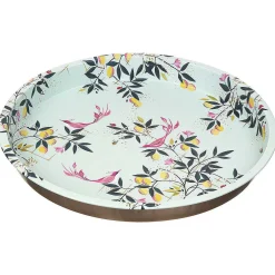 Duck Egg Orchard Birds Deepwell Tray>Sara Miller Fashion