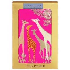 Giraffes Set Of 10 Notecards>Sara Miller Shop
