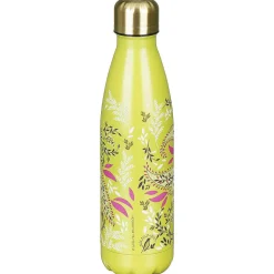 Haveli Garden Lime Bird Of Paradise Stainless Steel Water Bottle>Sara Miller Store