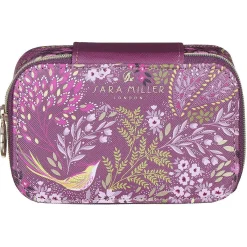 Haveli Garden Plum Songbird Jewellery Case>Sara Miller Flash Sale