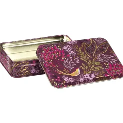 Haveli Garden Plum Songbird Small Deep Rectangular Tin><noscript><img width=