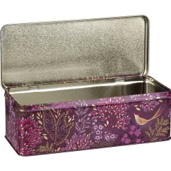 Haveli Garden Plum Songbird Long Deep Rectangular Tin><noscript><img width=