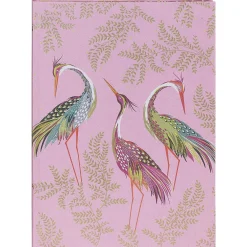Haveli Garden Dancing Cranes A5 Fabric Journal>Sara Miller Cheap