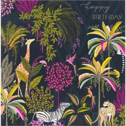 Jungle Scene Large Birthday Card>Sara Miller Best Sale