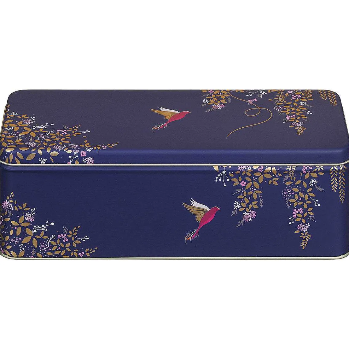 Long Deep Rectangular Birds Tin>Sara Miller Cheap