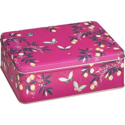 Mauve Orchard Butterfly Deep Rectangular Tin>Sara Miller Best Sale