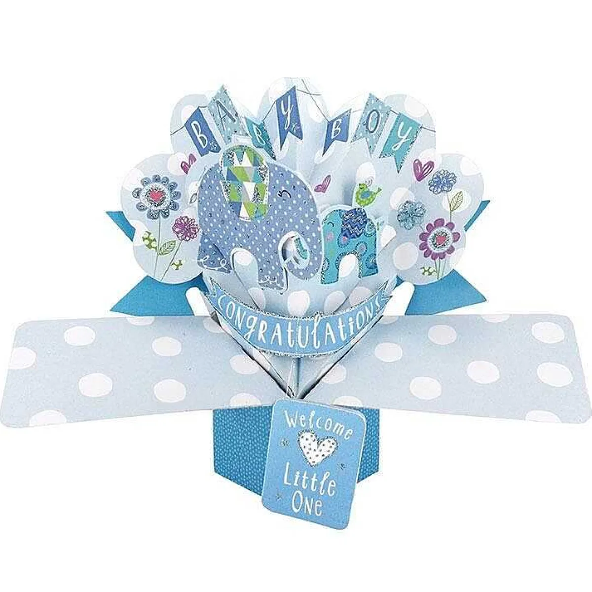 'Baby Boy' Pop Up Card>Second Nature Shop